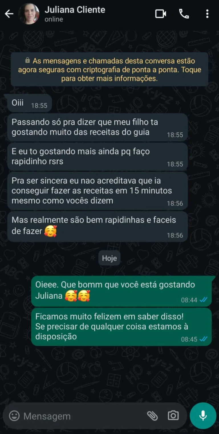 Print de depoimento 5